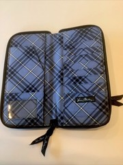 Very Gently Used 1X~ Vera Bradley Alpine Black Passport Id Organizer ￼