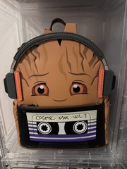 Loungefly Marvel Groot Headphones Mini Backpack Set NWT