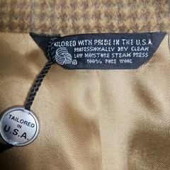 Vintage Christian Brooks 100% Camel Hair Blazer Men’s 42R Tan Check Sport Coat