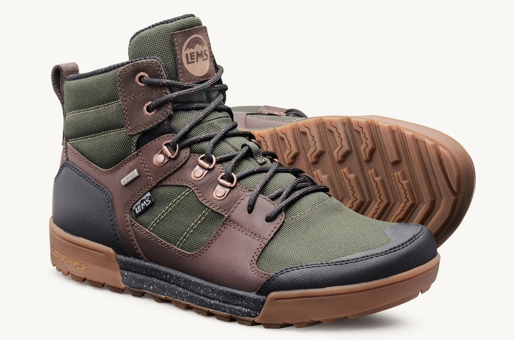 Lems Men’s Outlander Waterproof Boot – Evergreen (ALL SIZES/NEW) 🌳