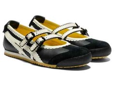 Onitsuka Tiger Mexico 66 TGRS Black White Mary Jane Shoes New w/ Box