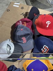 Hats Lot 5 Random Mix Sports Snap And Fitted Ball Dad Caps Resale Wash Reshape