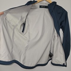 The North Face Active Trail Jacket Size S Full Zip Packable Mallard Blue Hiking
