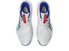 ASICS SKY ELITE FF MT 3 1051A094 960 White Asics Blue Volleyball Shoes