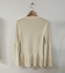 ELIN Erin Wool Blend Sweater off-white Fluff Used
