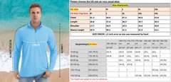 UPF50+ Men’s 1/4 Zip Sun Block UV Shirts Long Sleeve Performance Fishing T-Shirt