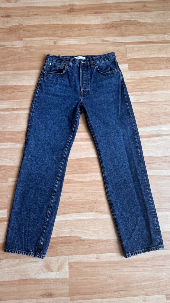 Madewell The Longline Straight Jeans Women’s 27 Button Fly High Rise