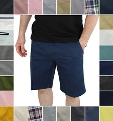 Nautica Men’s Clipper Shorts Relaxed Fit, Flat Front Bermuda Deck, Multi Pockets
