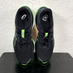 Asics Gel-Cumulus 26 Mens Size 12.5 Black Green Running Shoes 1011B792
