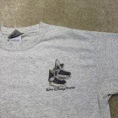 VTG 1999 Walt Disney World Hcokey Tools of The Trade Tee Shirt Mens Large Gray