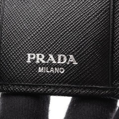 Prada UZO TESSUTO Saffiano Leather Key Case – DUTY FREE