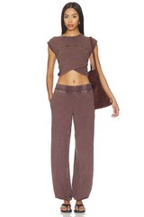 Free People x FP Movement Hot Shot Crossover Set, Dark Espresso