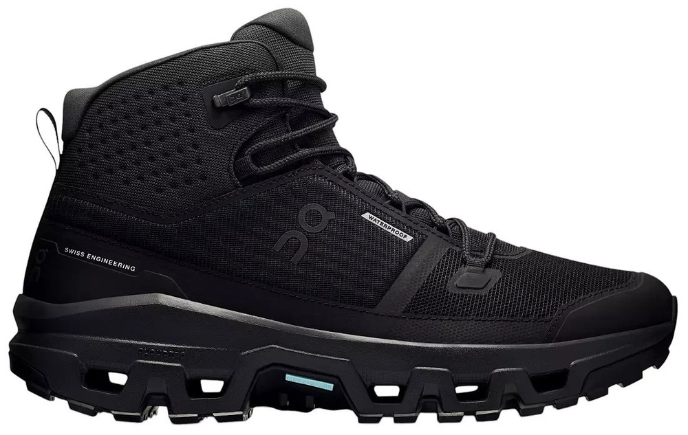 NEW – On Mens Cloudrock Mid [ Black/Black ] Waterproof Hiking Boots – BRAND NEW