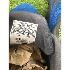 Brooks Ghost 15 Mens Running Shoes Blue Black Neon Yellow 1103931D403 Size 10.5