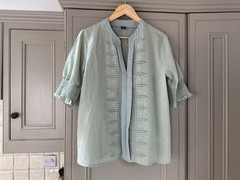 SHEIN Lace Shirt Blouse / Tunic Top Size L
