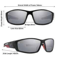 New Polarized Men Anti Glare Fishing Cycling Driving Sport Sunglasses[FIRE LENS]