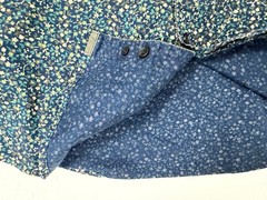 Claiborne Slim Fit Stretch Shirt Men Large Floral Button Up Casual Preppy Cotton