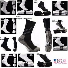 9-11 Women 10-13 10-15 Men Heavy Cotton Socks Lot Sports Crew Anklet Low Cut