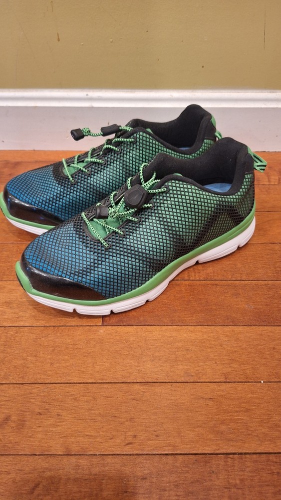 Dr. Comfort Katy Women’s Therapeutic Athletic Shoe: Green/Turquoise Size 10W