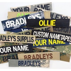 Name Tapes, Military Nametapes, Custom Name Patches, Embroidered Name Tags