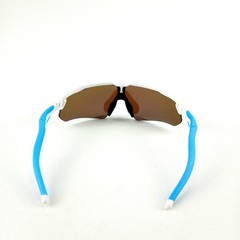 NEW Oakley Radar EV Patn Sunglasses White Frame Blue Prizm Lenses OO9208