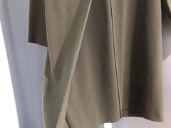 Emanuel Ungaro Wool Forest Green Shift Dress 10/44 Korea