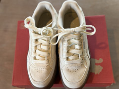 Puma Sneaker Karmen II Idol Size 4.5 M Jr. Ivory Silver Kids Platform Off White