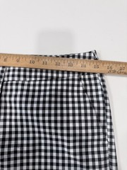 Gingham Shorts Black White Vintage, Size 4
