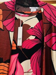 NEW Chicos Women’s Travelers Plus Dress Set- Dress And kimino 2 Pc Set