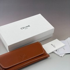 New In Box – Celine Triomphe Oval Women Sunglasses Black Designer Summer Travel