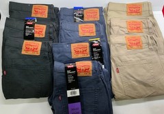 LEVI STRAUSS 514 STRAIGHT STRETCH Reg. Fit through thigh Sits below waist – NEW