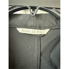 Max Mara Virgin Wool Coat Black US 10 Lagenlook