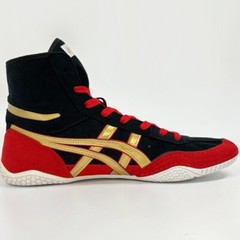 ASICS Wrestling Boxing Shoes 1083A001 EX-EO TWR900 Black Gold Red Japan