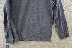 Nautica Regular Fit Pajama Long Sleeve T-Shirt Men’s L Navy Crewneck Pullover