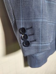 Canali Mens Wool Two Button Blazer – 42R