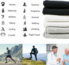 12 Pairs Diabetic Ankle Quarter Crew Socks Health Cotton Men Women Circulatory
