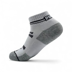 Puma women’s Quarter crew Mid Ankle Multicolor white socks 6 pairs