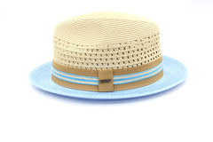Men’s Bruno Capelo Fedora 100% Poly Braid Blue/Natural HW-799