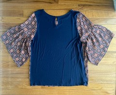 Women’s ANN TAYLOR LOFT Multicolor Pattern Top Size Large