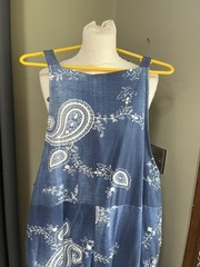 Ladies Dungerees Size 10-16 Cotton Made in Italy