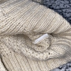 Baby GAP Fisherman Sweater Cable Knit Three Button Shawl Size Toddler 2 Years