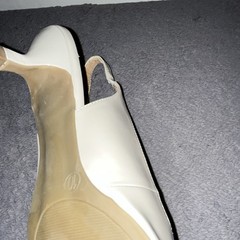 Merona Women’s Ivory Slingback Pointed Toe Kitten Heel Pumps Size 10