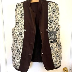 HOUSE OF HOWE ENGLISH COUNTRY GENTLEMAN BROWN BLAZER MEN’S SIZE 42 GOTH Y2K
