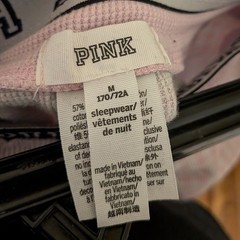 PINK Light Pink Plaid Sleepwear Shorts With PINK Waistband
