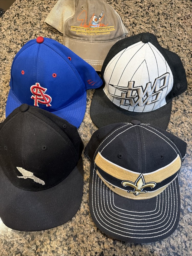 Hat Bundle Lot of 5 Random Hats Mixed Brands
