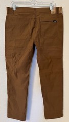 Prana Zion Slim Fit Pants II Stretch Sepia Size 34×30 Straight Leg 1969831 $95