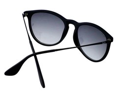New Ray-Ban RB4171 Erika Matte Black/ Grey Polarized Gradient Women’s Sunglasses