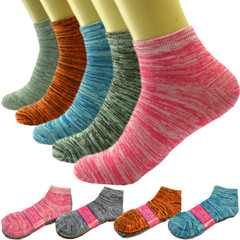 3-12 Pairs Women Ankle Quarter Crew Socks Casual Thin Galaxy Cotton Stretch 9-11