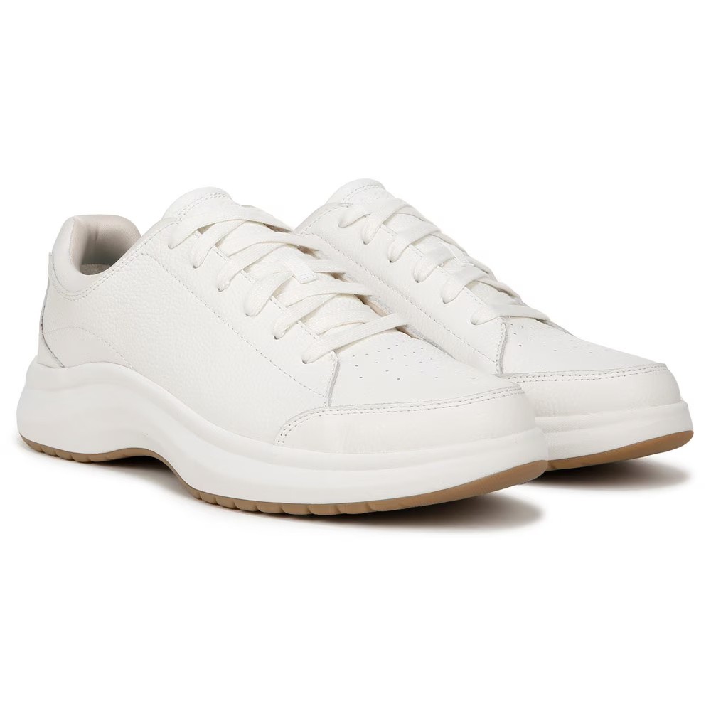 Dr Scholls Men’s Feel Great Plantar Fasciitis Lace Up Sneaker White 11M