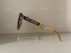 Vintage Oakley HSTN Sunglasses OO9242 Clear Brown Frame with Black Trim PRIZM